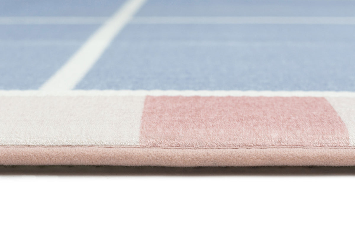 Emma Pink and Yellow Tennis Court Playmat