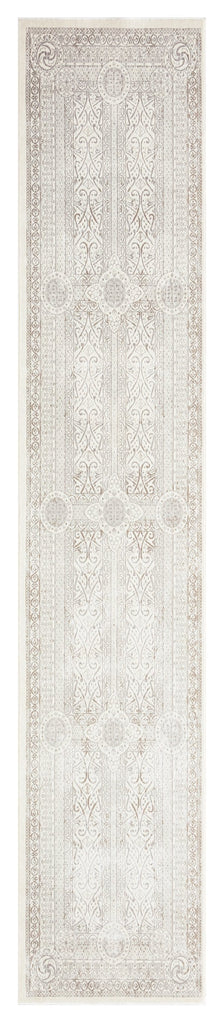 Esmeray Ivory And Grey Traditional Distressed Runner Rug*NO RETURNS UNLESS FAULTY
