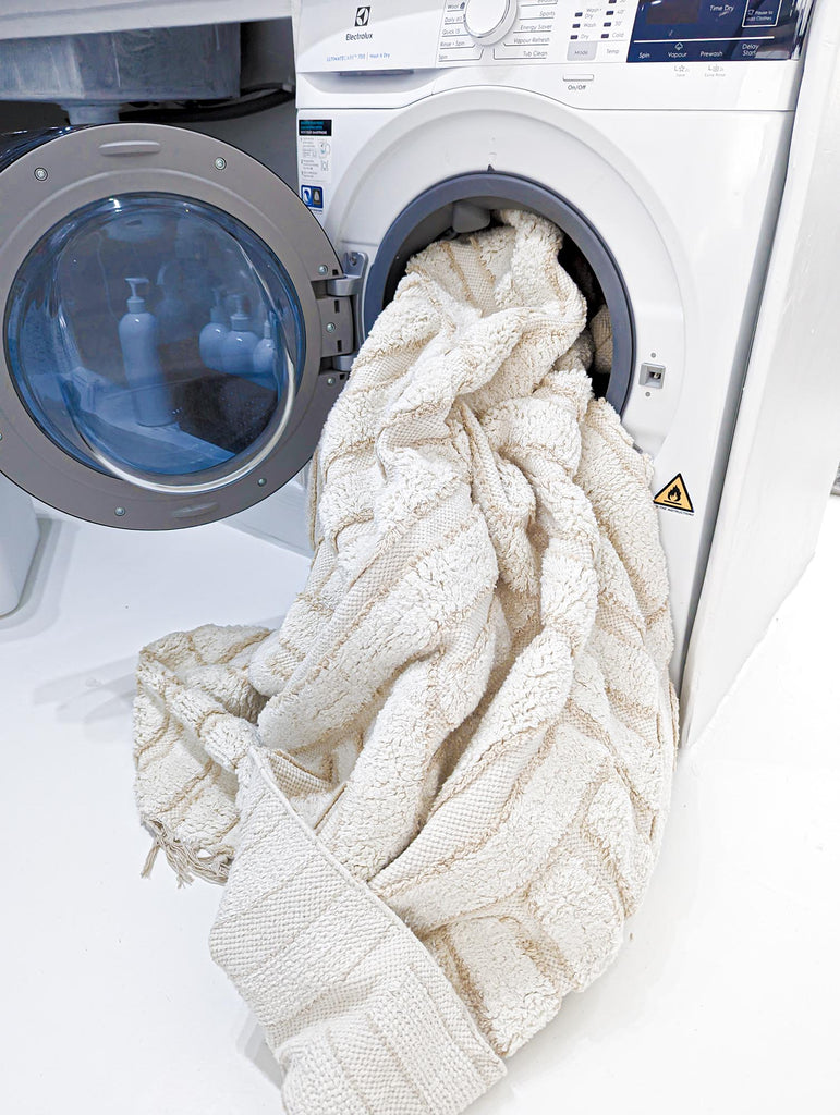 Etta Ivory Geometric Washable Rug