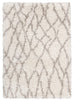 Fabiola Cream & Beige Tribal Shag Rug