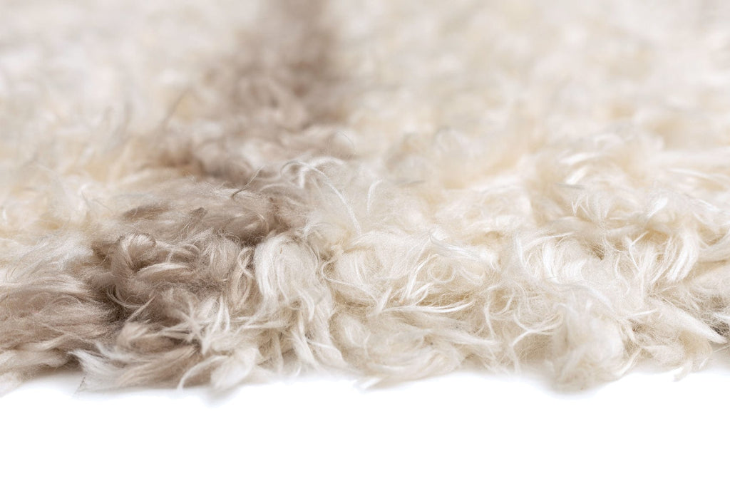 Fabiola Cream & Beige Tribal Shag Rug