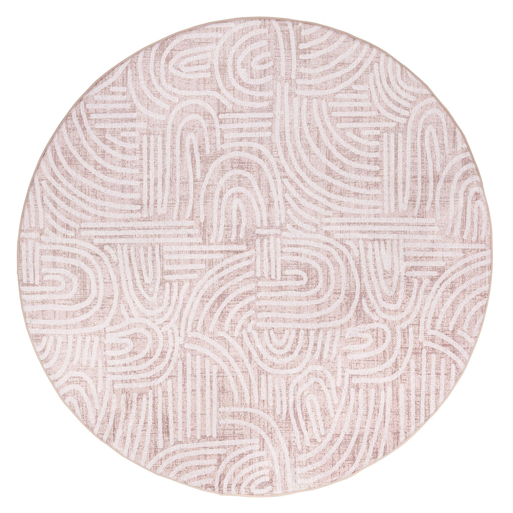 Fifi Cream Plush Rollie Pollie Round Playmat