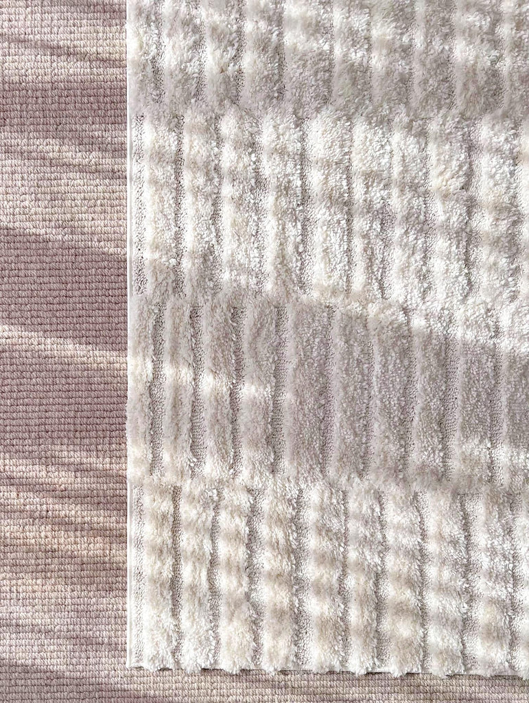 Filippa Ivory Cream Modern Textured Rug