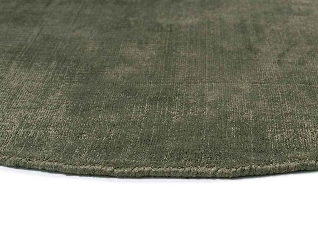 Franz Green Handwoven Round Rug