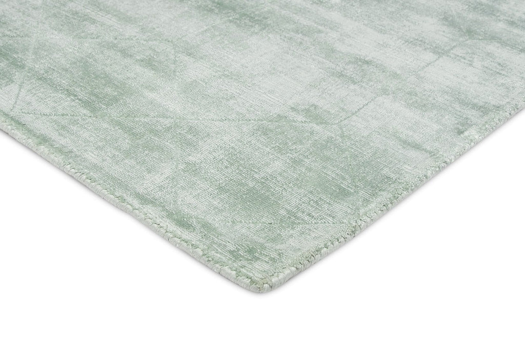 Harley Mint Green Geometric Viscose Rug