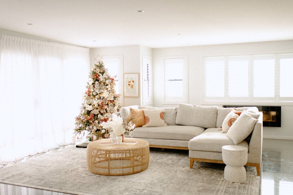 Harriette Ivory and Grey Lustrous Transitional Rug