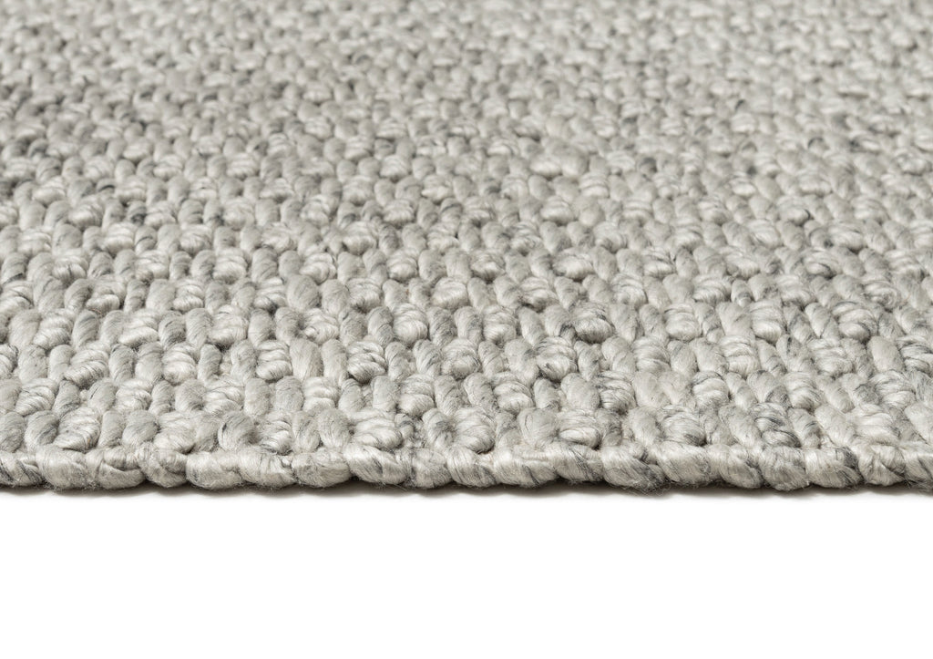 Heather Grey Chunky Wool Rug
