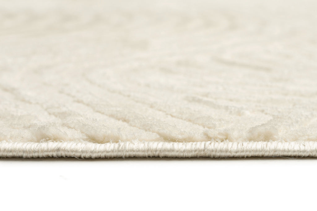 Idina Neutral Abstract Washable Rug