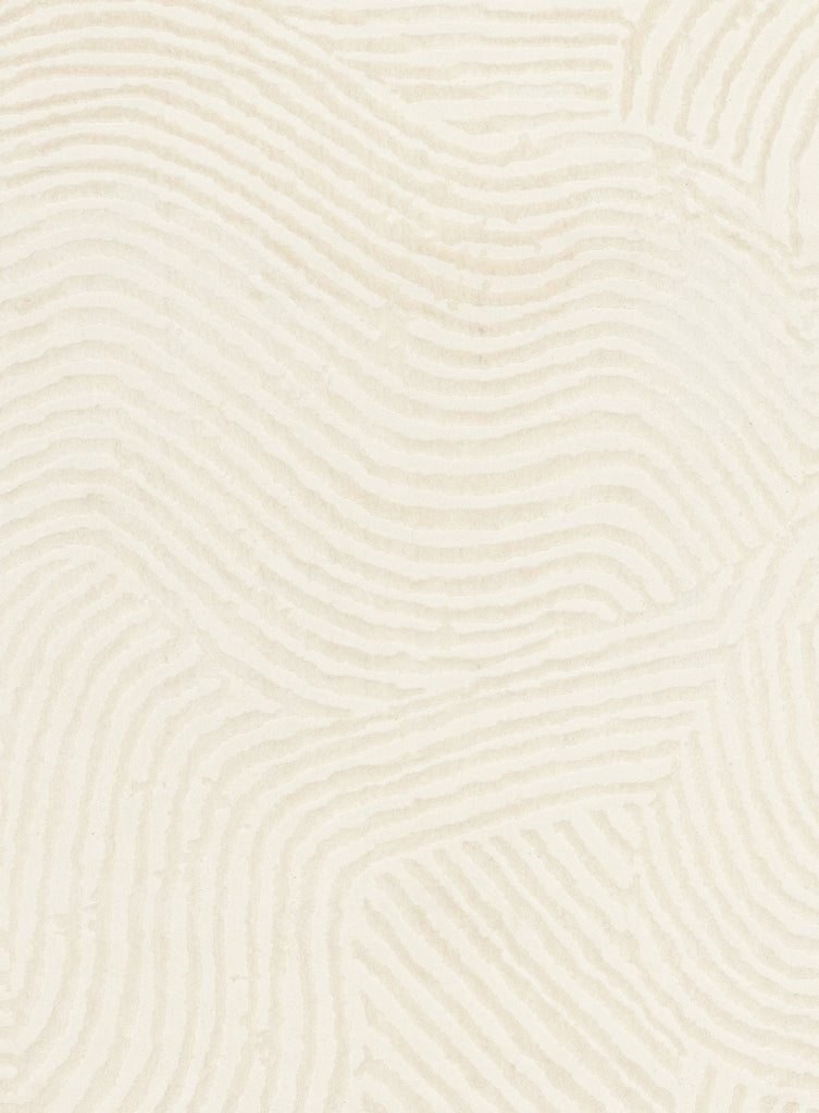 Idina Neutral Abstract Washable Rug