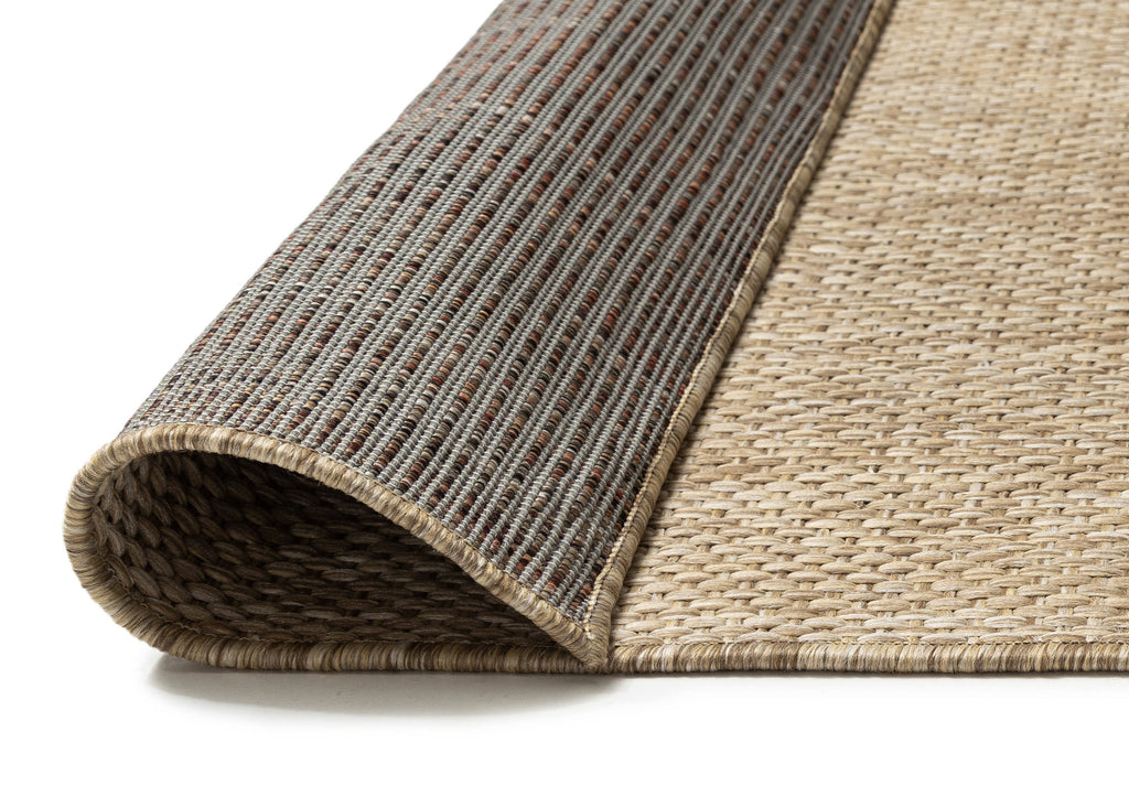 Ilya Sandy Beige Woven Indoor Outdoor Rug