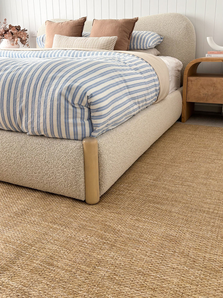 Ilya Sandy Beige Woven Indoor Outdoor Rug