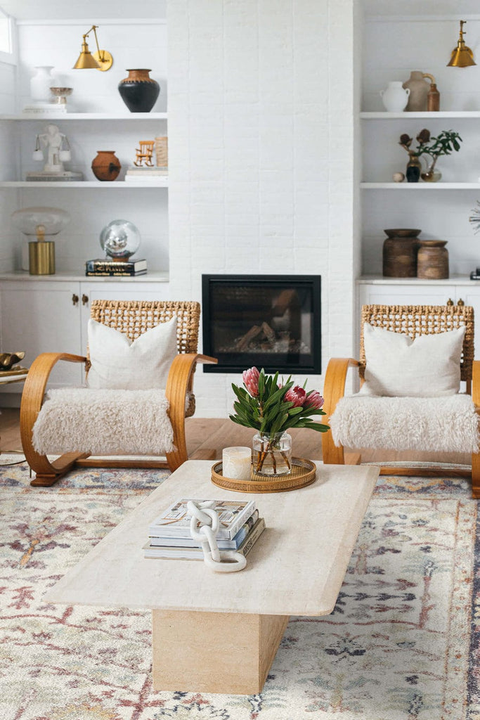 Indiana Blue and Purple Multi-Colour Distressed Rug