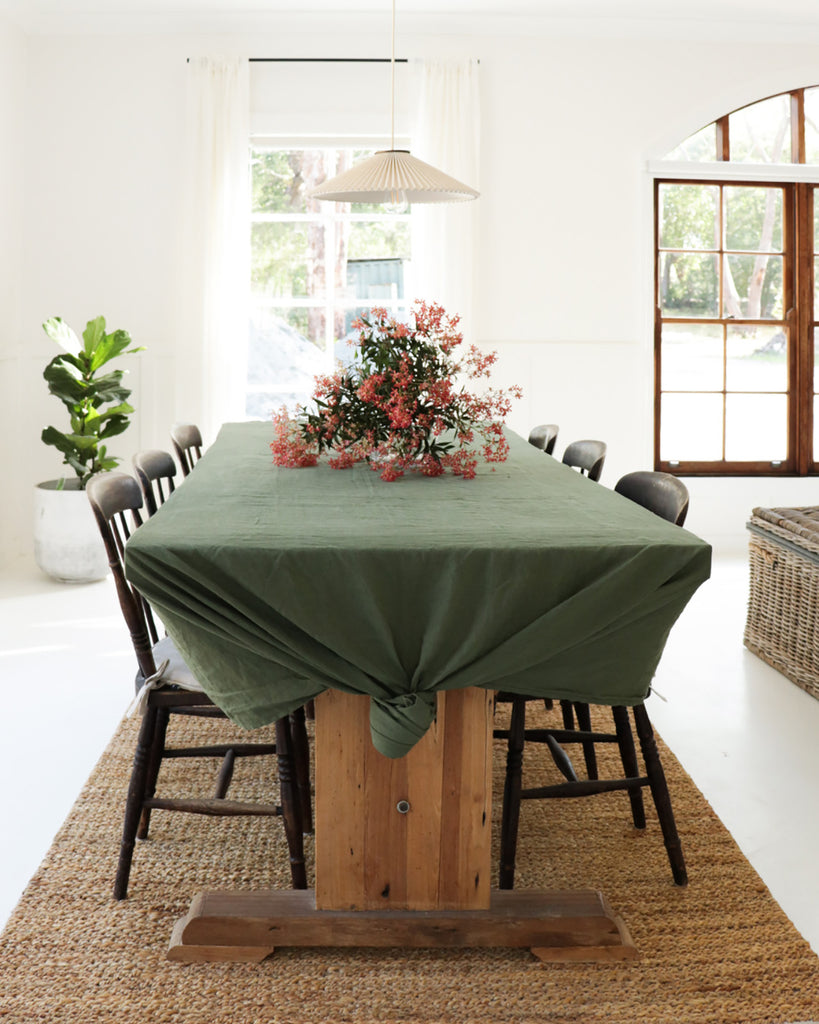 Indigo Natural Tan Braided Jute Rug