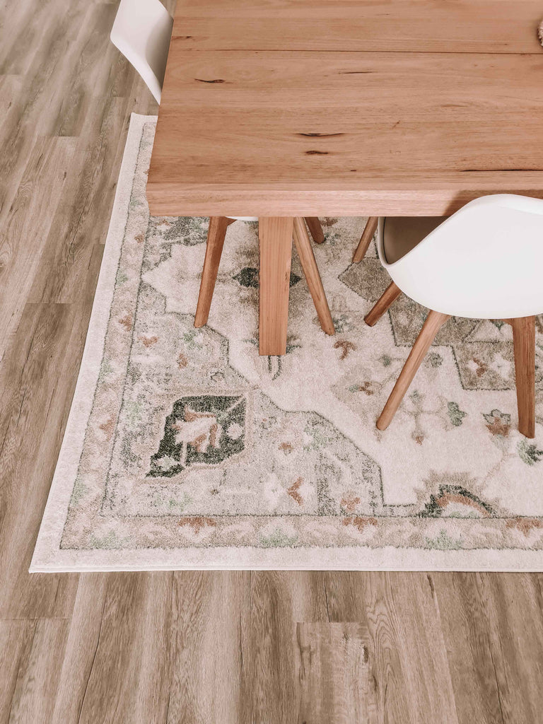 Ingrid Cream Blue And Pink Traditional Floral Rug *NO RETURNS UNLESS FAULTY