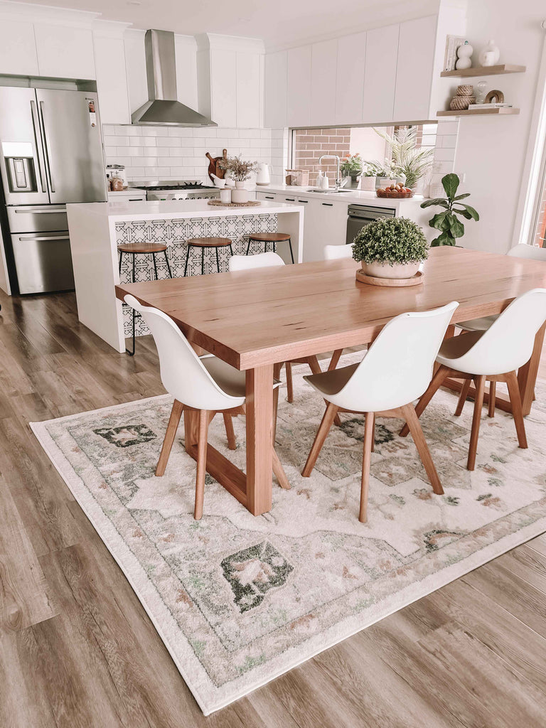 Ingrid Cream Blue And Pink Traditional Floral Rug *NO RETURNS UNLESS FAULTY