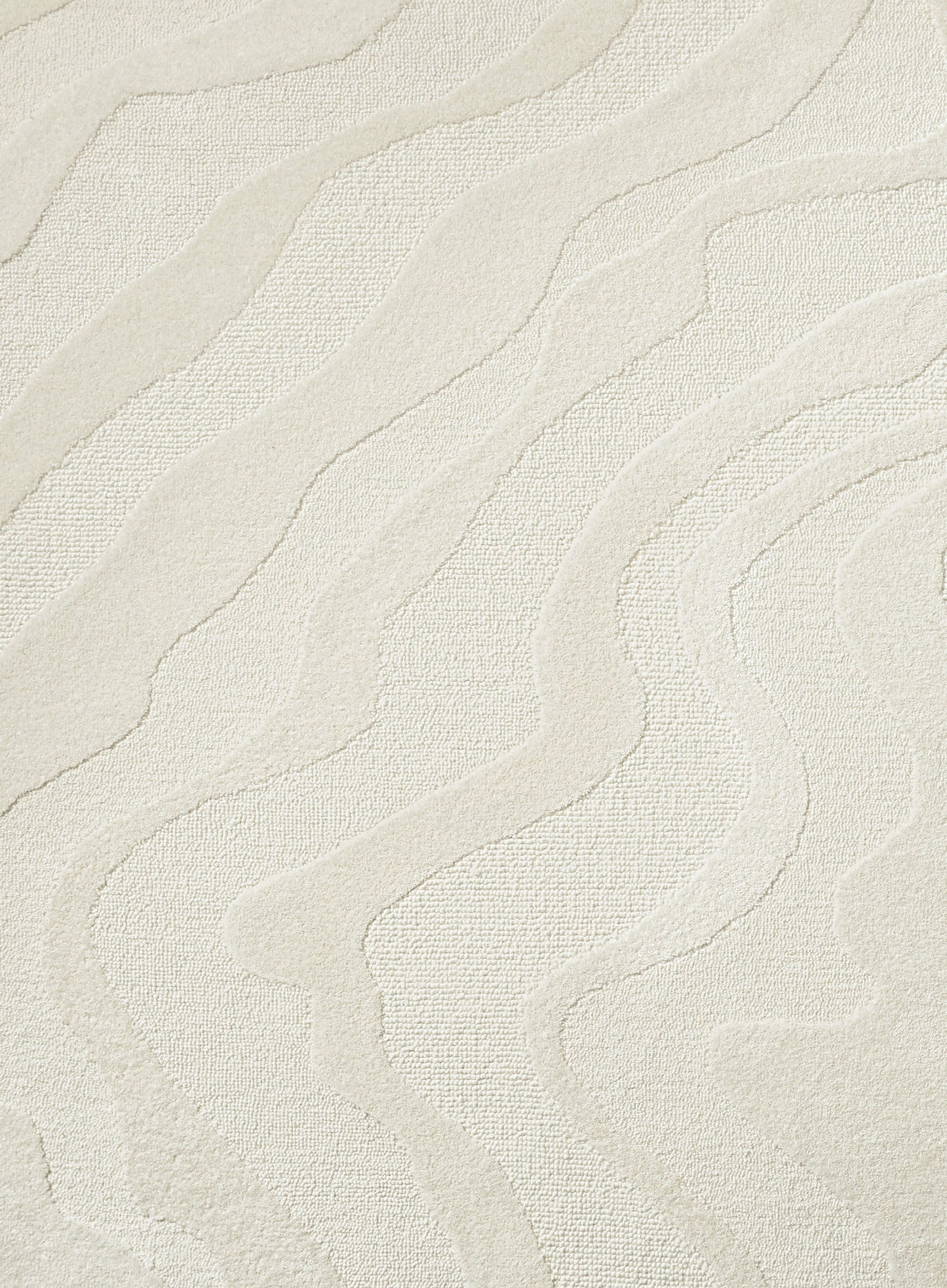 Innaya Neutral Abstract Hand-Tufted Wool Rug