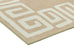 Ione Sandy Beige and Light Oat Geometric Indoor Outdoor Rug