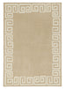 Ione Sandy Beige and Light Oat Geometric Indoor Outdoor Rug