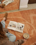 Iras Rust Botanical Washable Rug