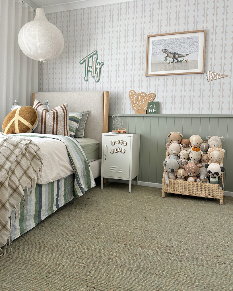 Ishani Green Flatweave Jute and Cotton Rug