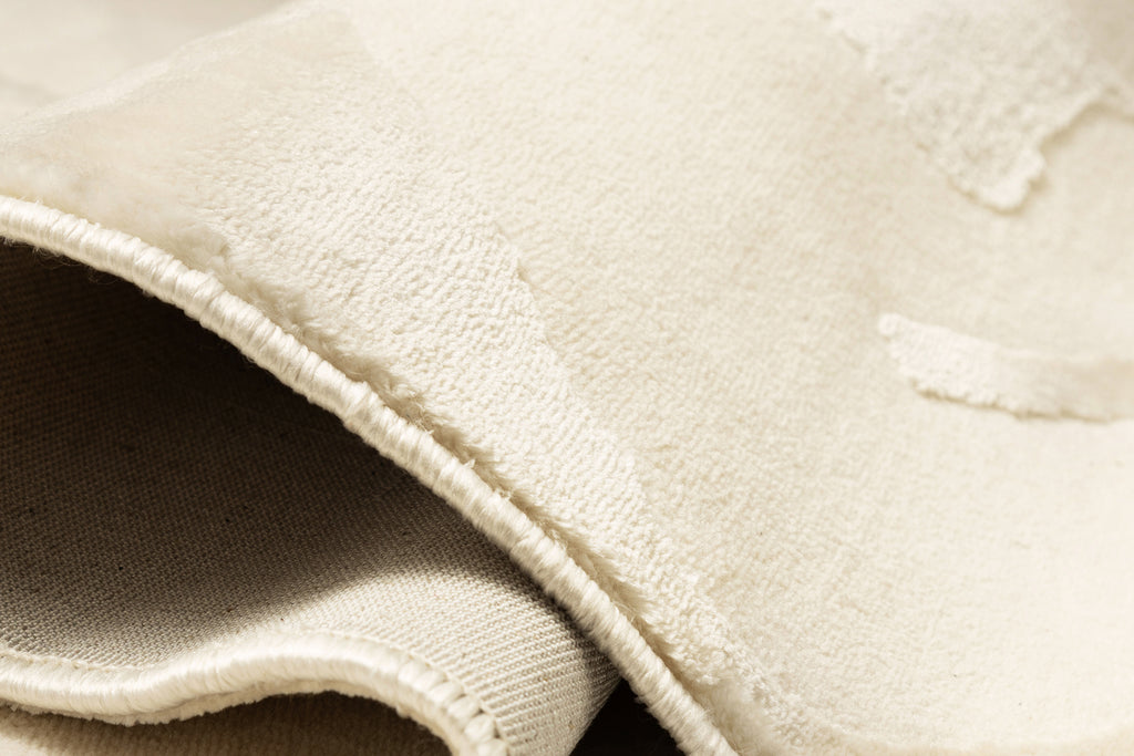 Izar Neutral Abstract Washable Rug