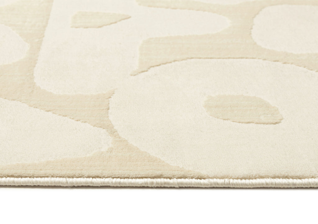Izar Neutral Abstract Rug