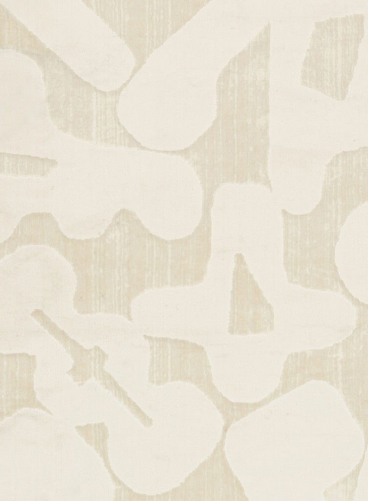 Izar Neutral Abstract Washable Rug