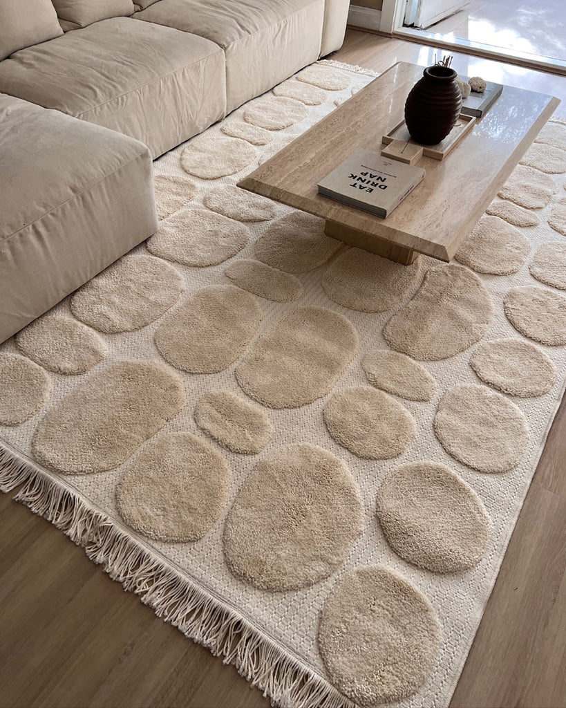 Jacinta Ivory Abstract Rug