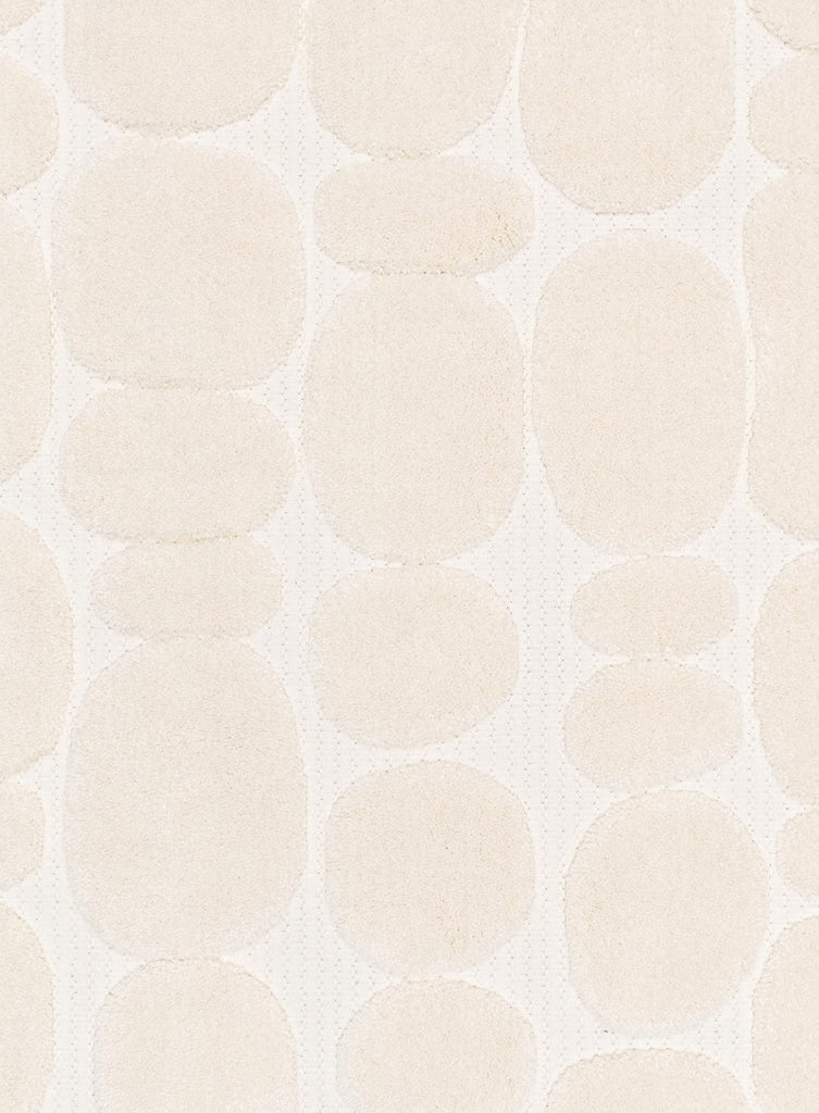 Jacinta Ivory Abstract Round Rug