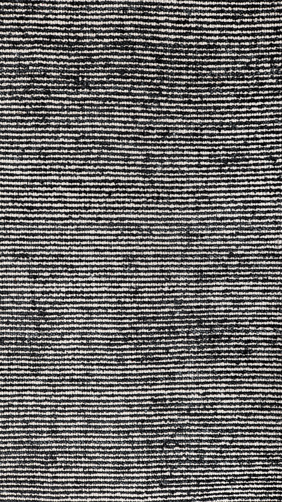 Jena Midnight Blue and White Hand Loomed Cotton Rug
