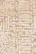 Jordan Mustard and Beige Geometric Modern Runner Rug