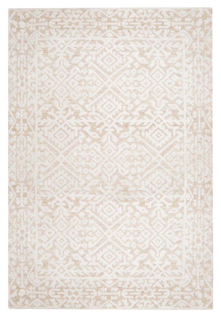 Josephine Ivory and Cream Tribal Transitional Rug