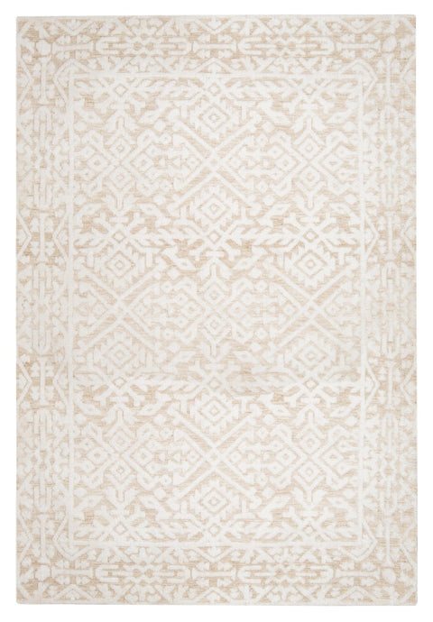 Josephine Ivory and Cream Tribal Transitional Rug