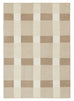 Jura Beige and Ivory Checkered Indoor Outdoor Rug