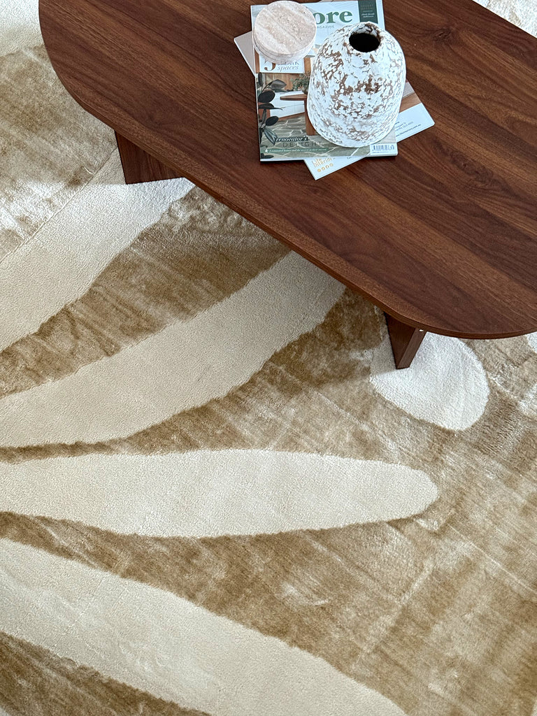 Kallua Textured Abstract Neutral Rug