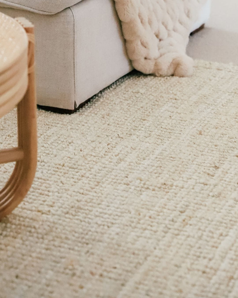 Kapoho Bleached Chunky Jute Rug