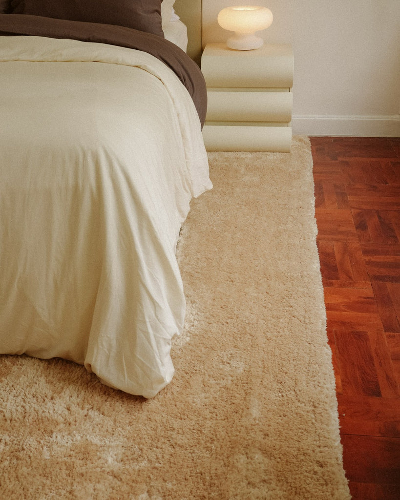 Kateena Beige Shag Rug