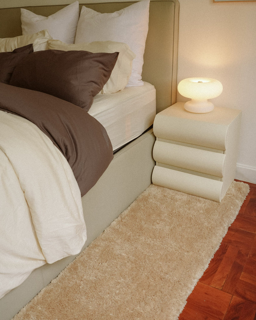 Kateena Beige Shag Rug