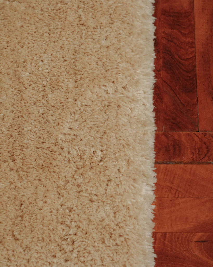 Kateena Beige Shag Rug