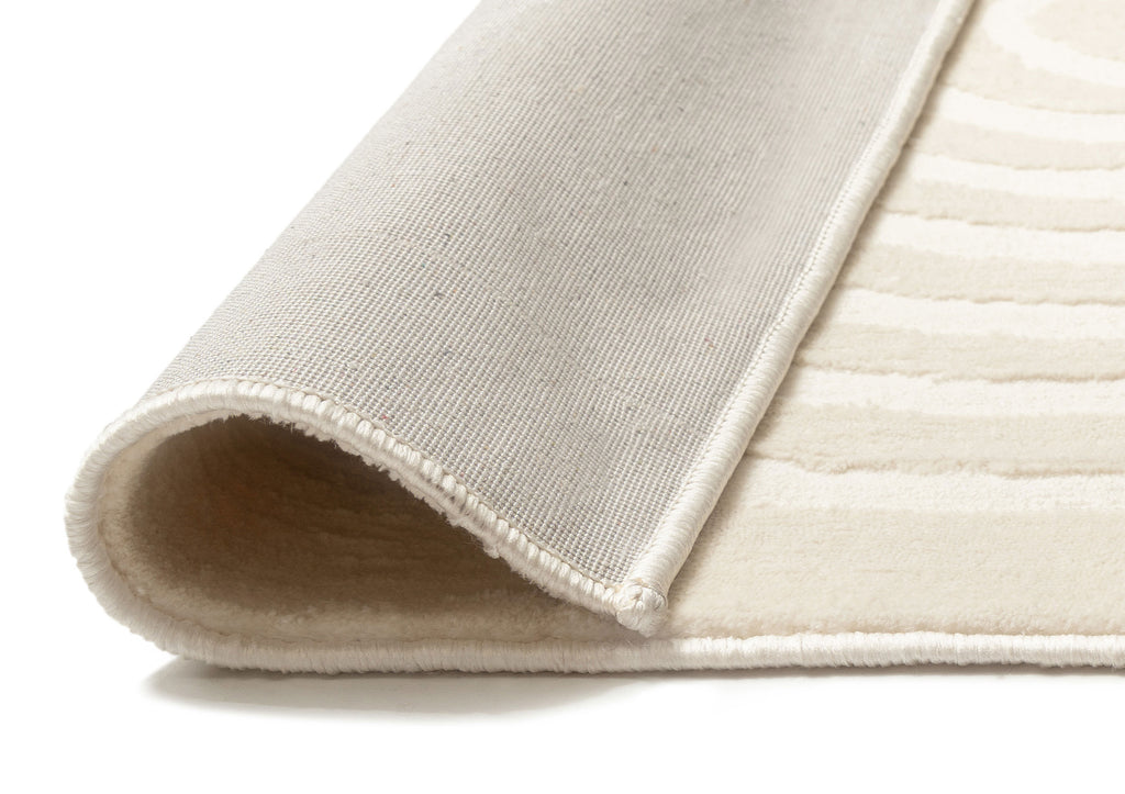 Kaveri Neutral Modern Washable Rug