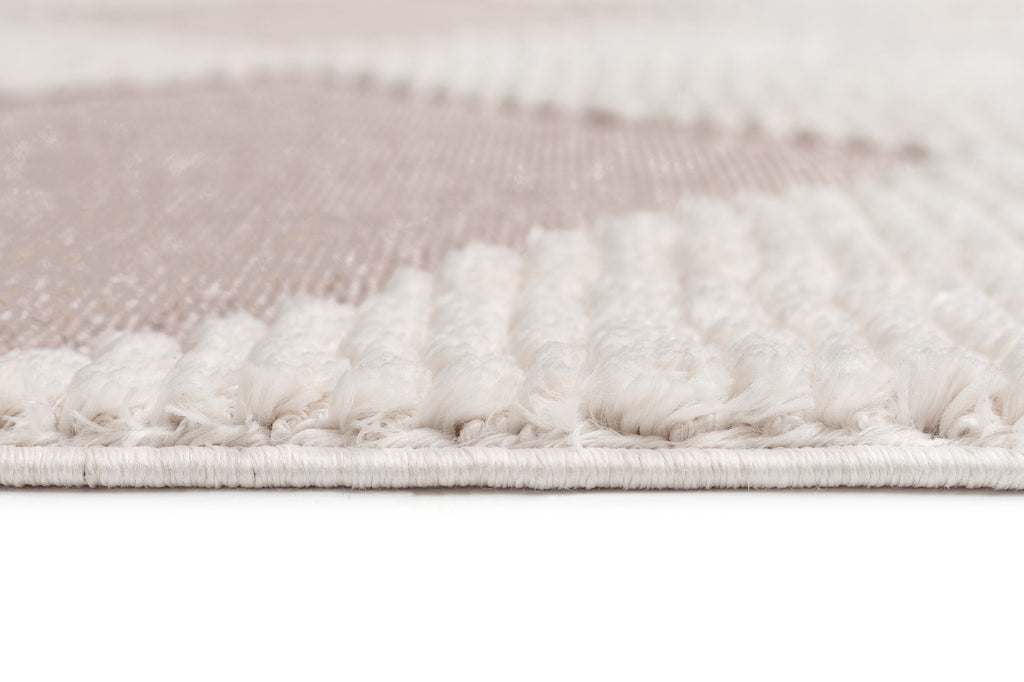 Kelsey Ivory and Beige Checkered Rug