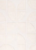 Kikko Geometric Cream Washable Wool Rug