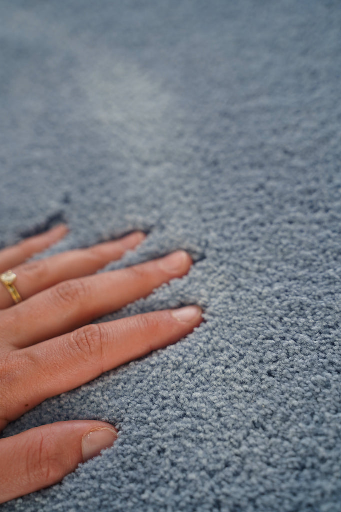 Kimi Soft Blue Shag Rug