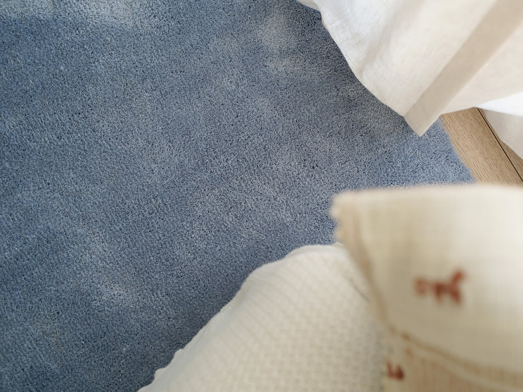 Kimi Soft Blue Shag Rug