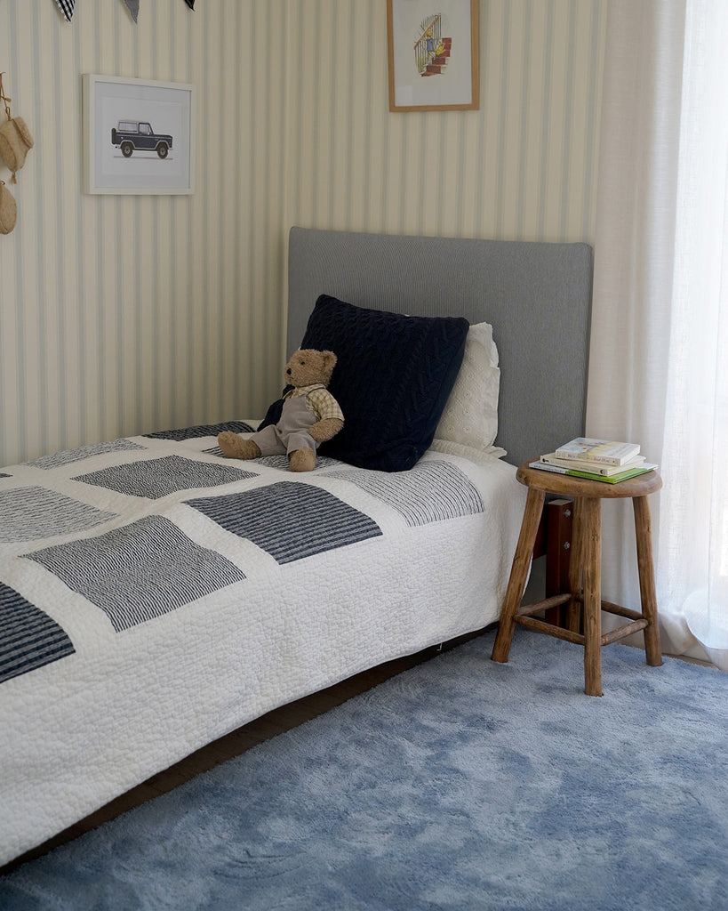 Kimi Soft Blue Shag Rug