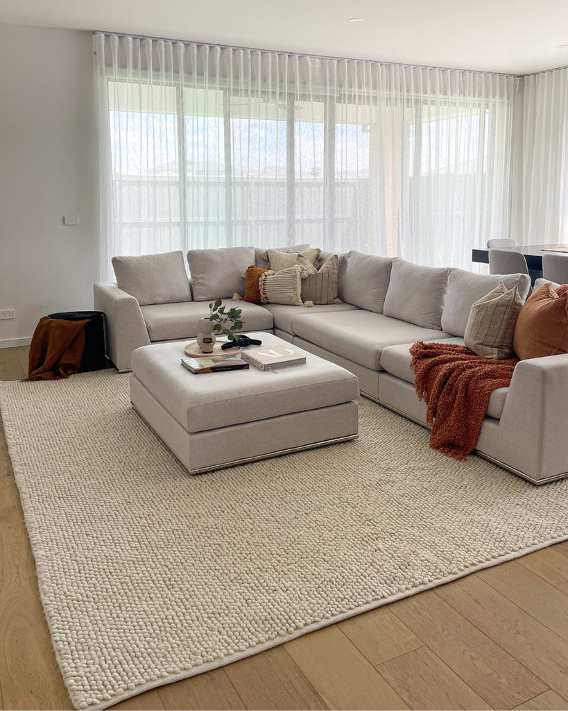 Kirsi Ivory Looped Indoor Outdoor PET Rug