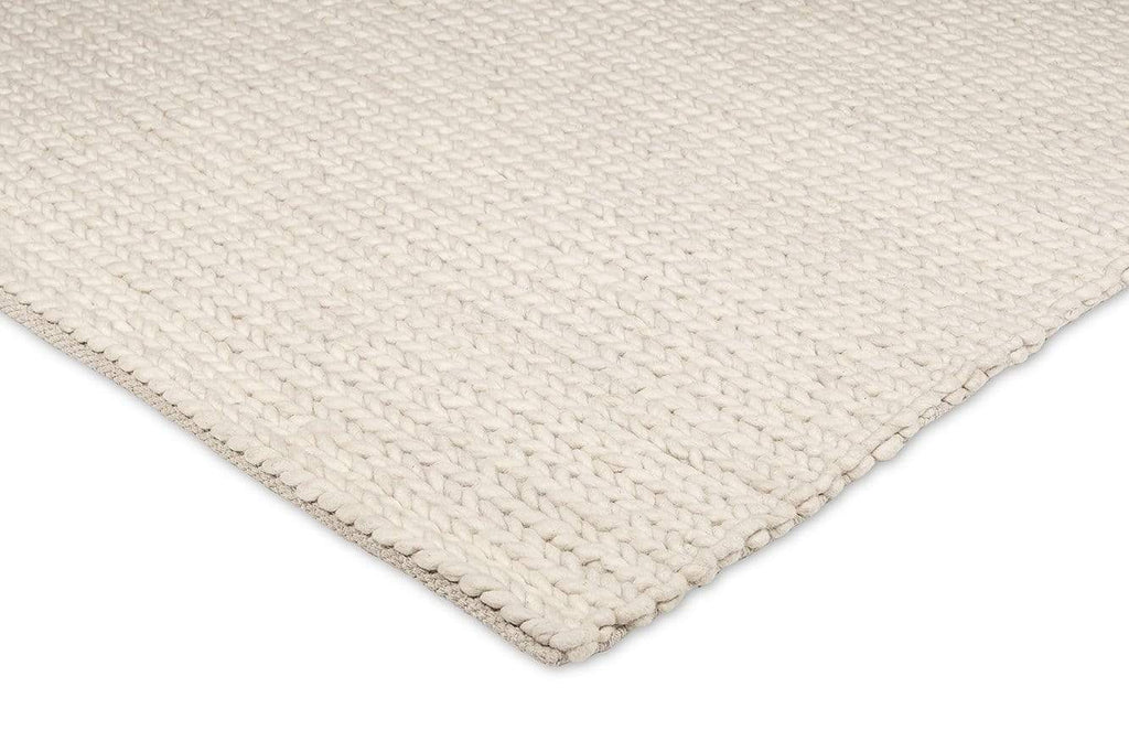 Laila Ivory Braided Wool Rug
