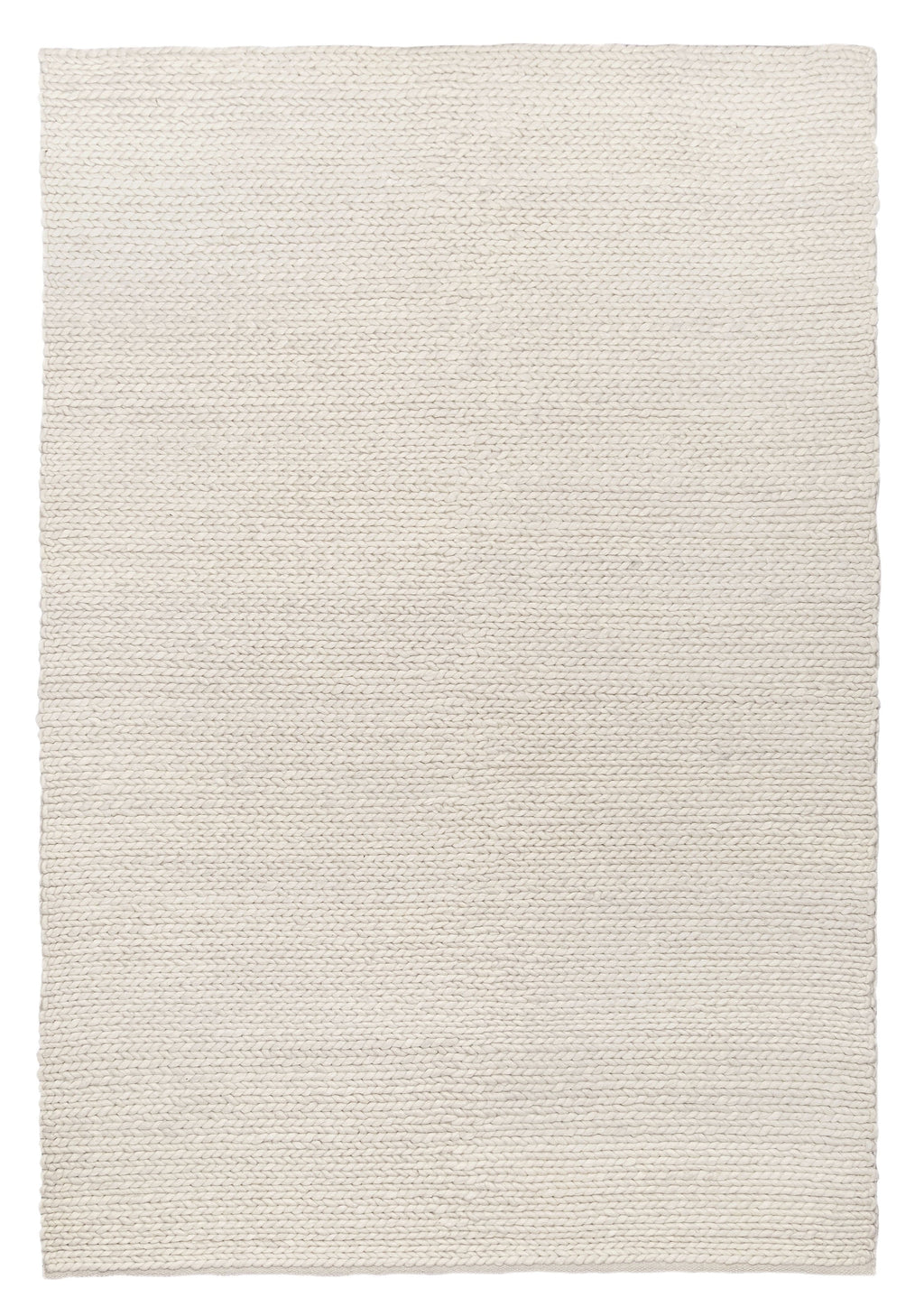 Laila Ivory Braided Wool Rug