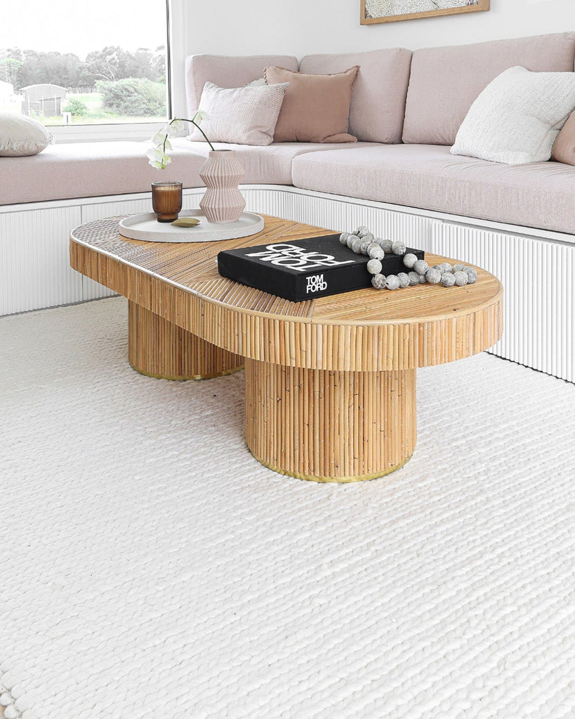Laila Ivory Braided Wool Rug