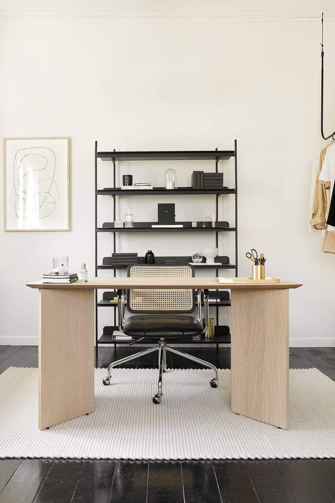 Larvic Ivory Chunky Wool Rug